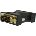 Przejście Adapter DVI / SVGA (wtyk DVI-I 24+5-pin / gniazdo D-Sub 15-pin)