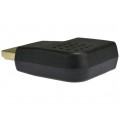 Przejście HDMI (wtyk / gniazdo) Adapter płaski kątowy 90° prawy