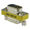 Przejście RS-232 (wtyk D-Sub 9-pin / wtyk D-Sub 9-pin) Adapter typu Łącznik