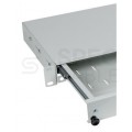 Przełącznica światłowodowa FO 12xSC duplex RACK 19" 1U wysuwalna teleskopowa szara PFOT