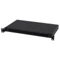 Przełącznica światłowodowa FO 24xSC duplex RACK 19" 1U wysuwana czarna