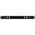 Przełącznica światłowodowa FO 24xSC duplex RACK 19" 1U wysuwana czarna