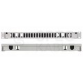 Przełącznica światłowodowa FO 24xSC duplex RACK 19" 1U wysuwana szara