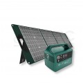 Przenośna stacja zasilania 300W Powerbank solarny 274Wh (ładowanie AC + DC) Generator M3 LiFePO4 VT-303 V-TAC