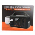Przenośna stacja zasilania 600W Powerbank solarny 461Wh (ładowanie AC + DC) VOLT TRAVEL POWERBOX OPTI 1200