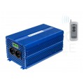 Przetwornica napięcia 12V / 230V czysty SINUS 2000/4000W + tryb Eco i pilot sterujący AZO Digital IPS-4000S PRO ECO MODE