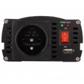 Przetwornica napięcia 24V / 230V samochodowa SINUS modyfikowany 350/500W + gniazdo USB 5V VOLT IPS-500 PLUS