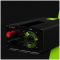 Przetwornica napięcia Inwerter 12V / 230V czysty SINUS 500/1000W z gniazdem Schuko Green Cell