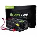 Przetwornica napięcia Inwerter 12V / 230V SINUS modyfikowany 150/300W z gniazdem Schuko Green Cell