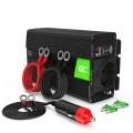 Przetwornica napięcia Inwerter 12V / 230V SINUS modyfikowany 300/600W z gniazdem Schuko Green Cell