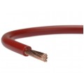 Przewód instalacyjny H05V-K / LgY 0,5 500V czerwony linka giętka Elektrokabel