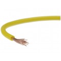 Przewód instalacyjny H05V-K / LgY 0,5 500V żółty linka giętka Elektrokabel
