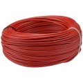 Przewód instalacyjny H05V-K / LgY 1 500V czerwony linka giętka Elektrokabel
