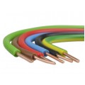 Przewód instalacyjny H07V-U / DY 0,5 750V żółto-zielony drut Elektrokabel
