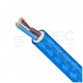 Przewód prądowy H03VV-F / OMY 300V 2x0,75 kabel w oplocie niebieski linka