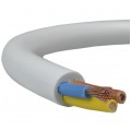 Przewód prądowy H05VV-F / OWY 500V 3x0,75 warsztatowy biały linka Elektrokabel