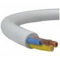 Przewód prądowy H05VV-F / OWY 500V 3x4 warsztatowy biały linka Elektrokabel