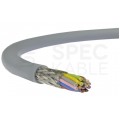 Przewód sterowniczy w ekranie LIYCY 300/300V 10x0,34 szary linka Technokabel