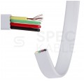 Przewód telefoniczny YTLYp 4x0,12 Cu płaski biały