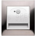 Przycisk odbijający "dzwonek" SIMON 54 czarny matowy 10AX z podświetleniem LED Kontakt Simon DD1L.01/49