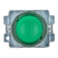 Przycisk sterowniczy podświetlany do kaset sterowniczych XB2 zielony START z metalowym kołnierzem ADELID AS22-BW3361L