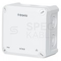 Puszka instalacyjna natynkowa NFK08 85x85x54mm bezhalogenowa hermetyczna IP66 biała NEPTUN Compact F-TRONIC