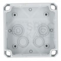 Puszka instalacyjna natynkowa NFK08 85x85x54mm bezhalogenowa hermetyczna IP66 czerwona do lamp awaryjnych NEPTUN Compact F-TRONIC