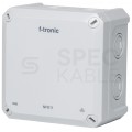 Puszka instalacyjna natynkowa NFK11 110x110x67mm bezhalogenowa hermetyczna IP66 szara NEPTUN Compact F-TRONIC