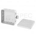 Puszka instalacyjna natynkowa typu KLIK 85x85x40mm hermetyczna IP54 szara E113 F-TRONIC