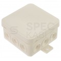Puszka instalacyjna natynkowa typu KLIK 85x85x41mm hermetyczna IP54 biała ViPlast