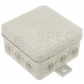 Puszka instalacyjna natynkowa typu KLIK 85x85x41mm hermetyczna IP54 szara ViPlast