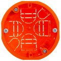 Puszka instalacyjna podtynkowa do nidy fi:60mm (68x61mm) IP30 z wkrętami, głęboka PAWBOL
