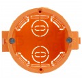 Puszka instalacyjna podtynkowa fi:60mm (62x42mm) IP30 z wkrętami, szeregowa PAWBOL