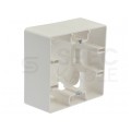 Puszka natynkowa NILOE pojedyncza biała 89x89x40mm Legrand