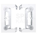 Puszka natynkowa SIMON 10 pojedyncza biała 84x84x40mm Kontakt Simon CSC/11