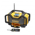 Radio budowlane przenośne Bluetooth DAB+ / FM/AM zasilanie sieciowe 230V 2m z funkcją ładowarki akumulatorów XR 18V oraz FLEXVOLT 54V+ AUX + USB DeWALT