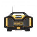Radio budowlane przenośne Bluetooth DAB+ / FM/AM zasilanie sieciowe 230V 2m z funkcją ładowarki akumulatorów XR 18V oraz FLEXVOLT 54V+ AUX + USB DeWALT
