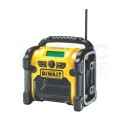 Radio budowlane przenośne DAB+ / FM/AM, zasilanie akumulatorowe XR 10,8/18V( bez akumulatora ) i zasilanie 230V 1,8m + AUX + USB DeWALT