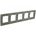 Ramka pięciokrotna NILOE popiel Legrand