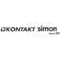Ramka podwójna SIMON 10 czarna matowa Kontakt Simon CR2/49