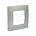 Ramka pojedyncza NILOE aluminium Legrand