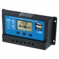 Regulator solarny Kontroler ładowania PWM 20A 12V/24V LCD 2xUSB VOLT