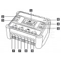 Regulator solarny Kontroler ładowania PWM 30A 12V/24V LCD AZO DIGITAL