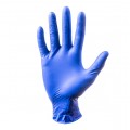 Rękawice robocze, ochronne nitrylowe rozmiar L niebieski 100szt Nitrylex Basic Mercator