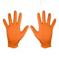 Rękawice robocze, ochronne nitrylowe rozmiar M pomarańczowe 50szt 97-690-M NEO