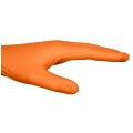 Rękawice robocze, ochronne nitrylowe rozmiar M pomarańczowe 50szt 97-690-M NEO