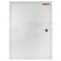 Rozdzielnica bezpiecznikowa natynkowa 2x12 modułów IP30 255x350x115mm metalowa biała drzwi pełne RN-24 Karwasz