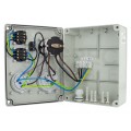 Rozdzielnica budowlana R-BOX IP44 przenośna [5P]/32A + [5P]/16A + 2x[2P+Z]/250V + wyłącznik 0/1 IP44 PAWBOL