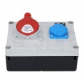 Rozdzielnica budowlana WDD hermetyczna IP54 + 16A/[5P] + 230V/[2P+Z] DOKTORVOLT DV-0133-F
