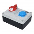 Rozdzielnica budowlana WDD hermetyczna IP54 + 16A/[5P] + 230V/[2P+Z] DOKTORVOLT DV-0133-F